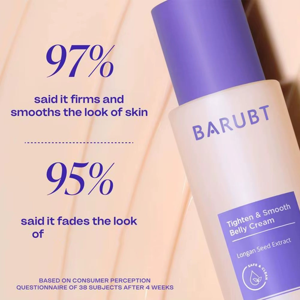 BARUBT Belly Firming Cream Lifts Firms and Smoothes Sagging Skin Minimizing Postpartum or Aging-Related Abdominal Wrinkles