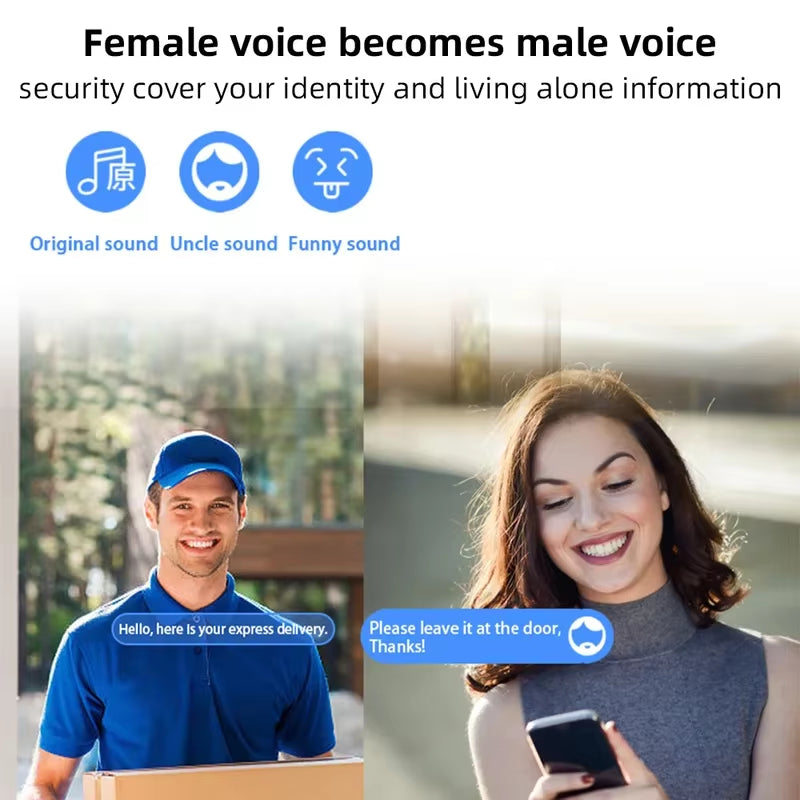 Tuya Smart Doorbell with Camera Wireless HD Video Intercom Camera Night Visual Waterproof by Bell for Smart Home Security Cam